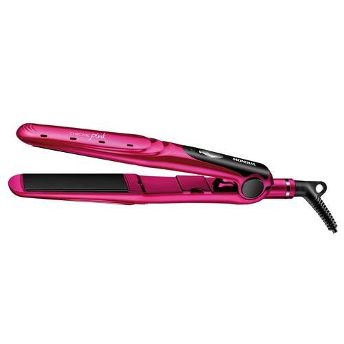 Chapinha | Prancha Mondial Chrome Pink P19 Cerâmica 220º com Emissão de Íons Tourmaline e Cabo Giratório Rosa - Bivolt é boa?
